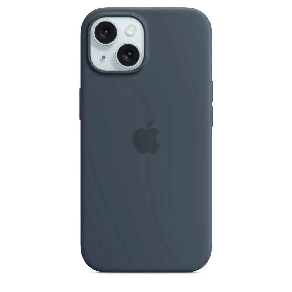 iPhone 15 Silicone Azul Trovoada