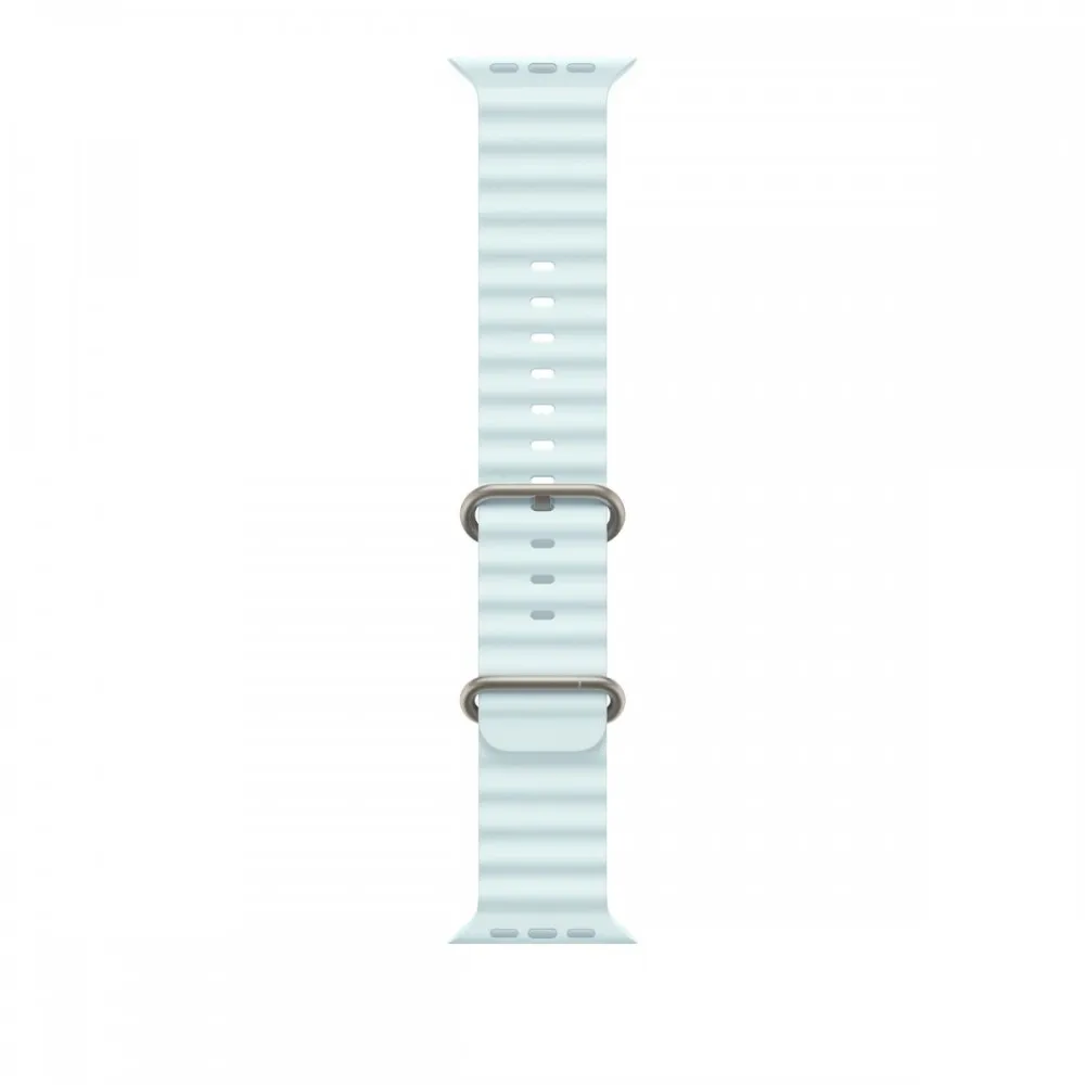 49mm Azul gelo Ocean - Acabamento Titânio Natural