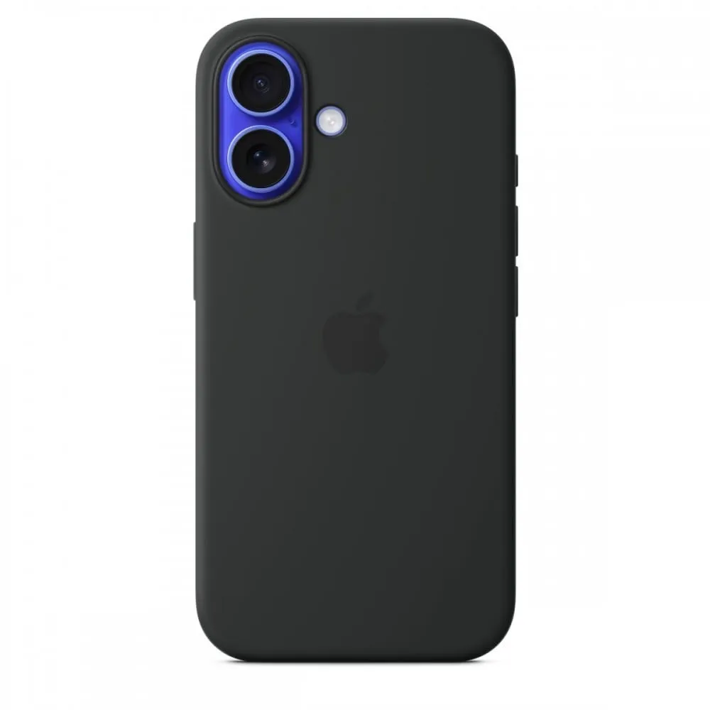 Capa MagSafe iPhone 16 Silicone Preto