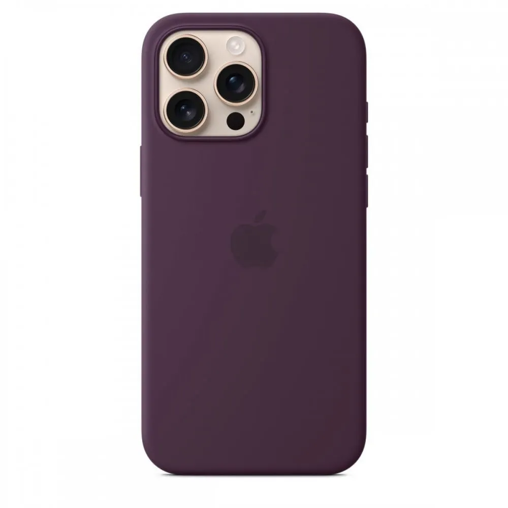 Capa MagSafe iPhone 16 Pro Max Silicone Ameixa
