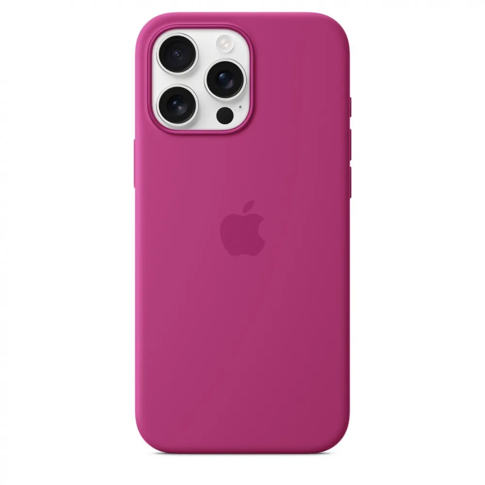 iPhone 16 Pro Max Silicone Fucsia