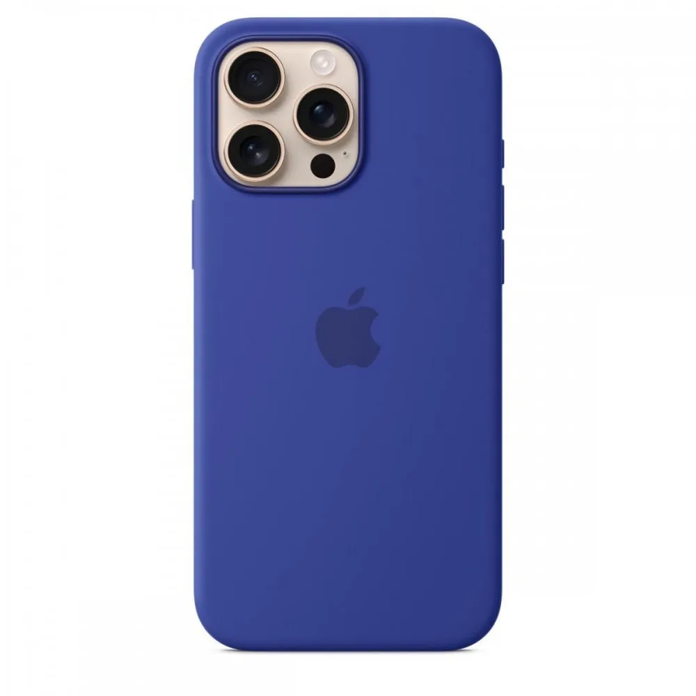 Capa MagSafe iPhone 16 Pro Max Silicone Ultramarino