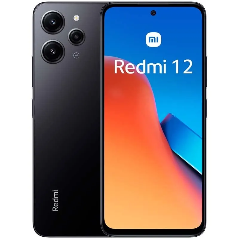 Smartphone Redmi 12 Midnight Preto 8Gb Ram 256Gb Rom