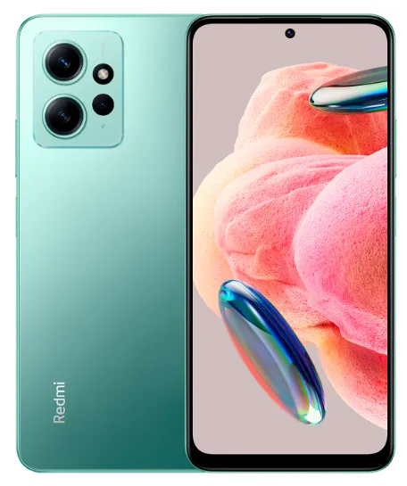 Smartphone Redmi Note 12 Mint Verde 8Gb Ram 256Gb Rom