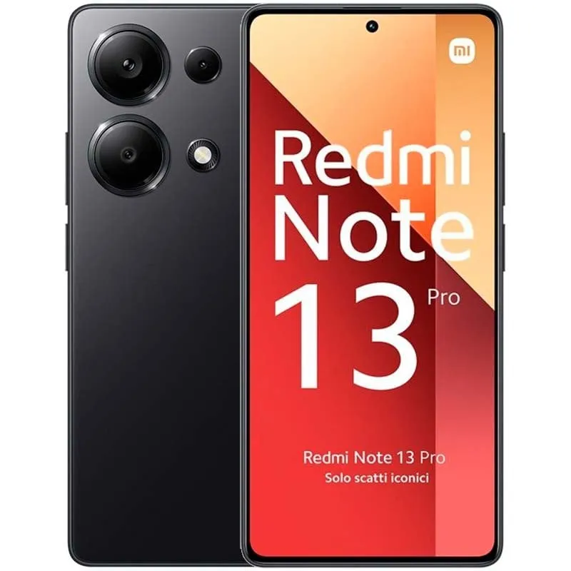 Smartphone Redmi Note 13 Pro 6.67 4G 8Gb Ram 256Gb Rom Midnight Preto