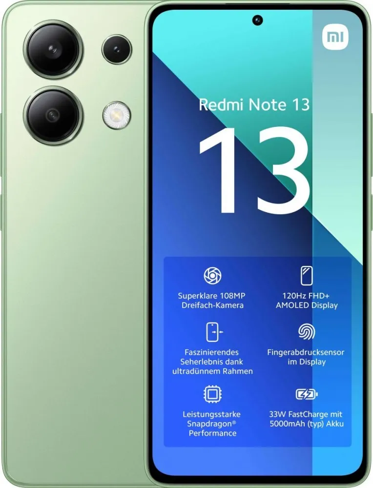 Smartphone Redmi Note 13 128Gb 6Ram 5G Eu Green