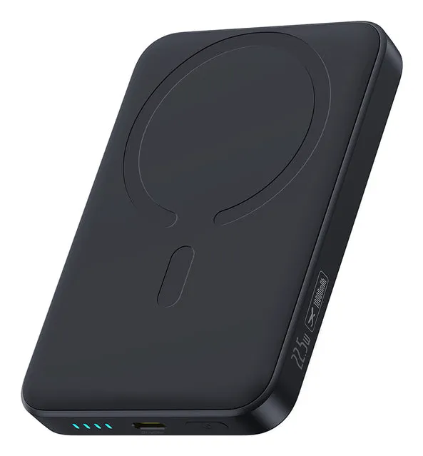 Powerbank Enerfill Fm11 Ultra-Mini Magnetic Power Bank 10000Mah 22.5W Cosmic Black (Includ