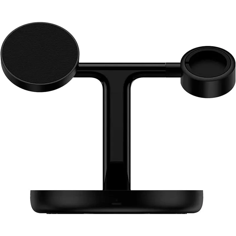 Carregador Rápido Wireless Magnetic Swan 3-in-1 20W Cluster Preto