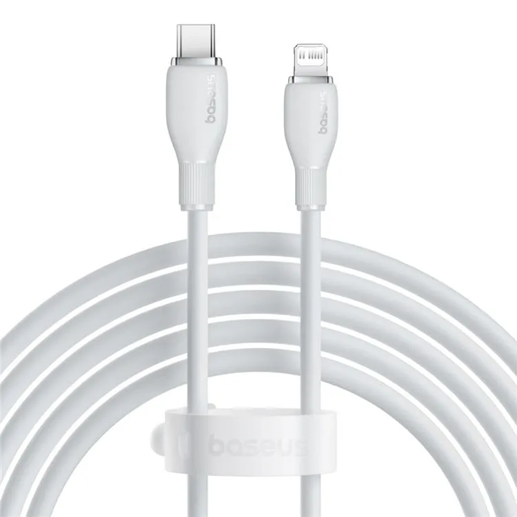 Cabo Carreg. Rápido Usb-C - Lightning Pudding Series 20W 2M Branco