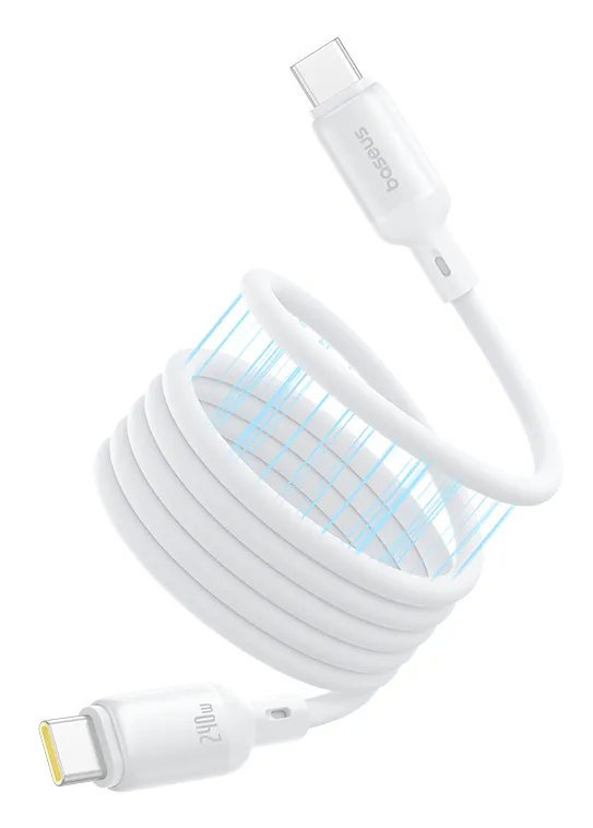 Cabo magnetico picogo usb-c to usb-c 240w 1m moon white