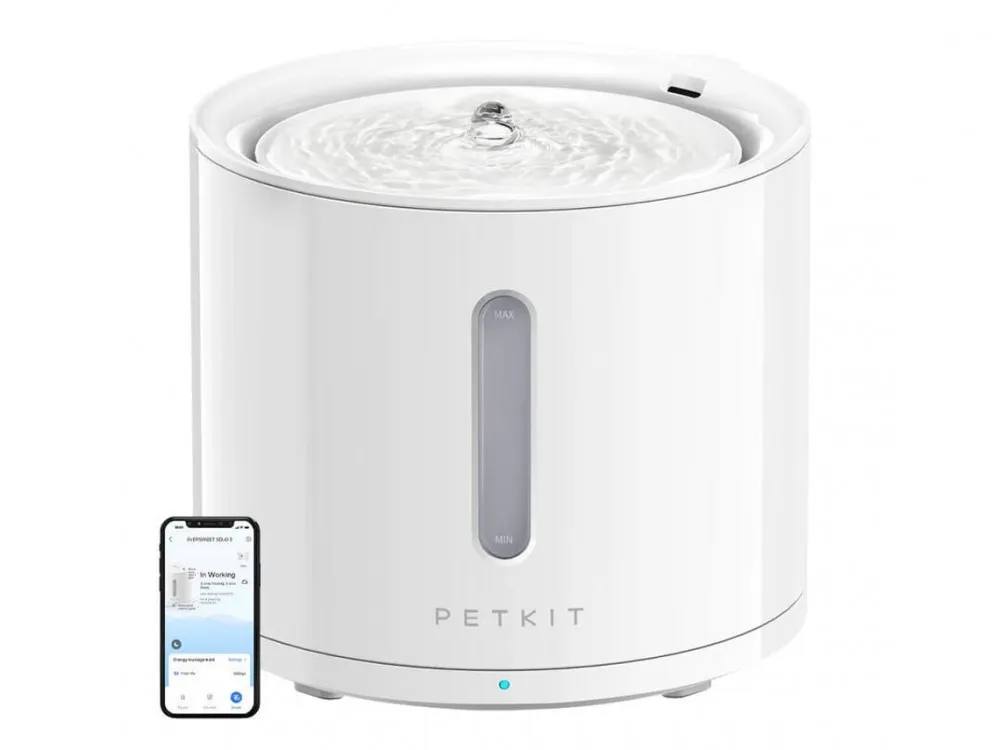 Fonte de Água Inteligente/Bebedouro Eversweer Solo 2  P/ Animais de Estimação Petkit