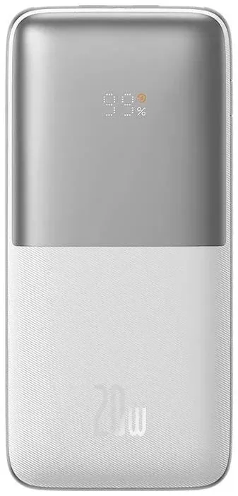 PowerBank Carregamento Rápido Bipow Pro Display Digital 10000mah 20W Branco