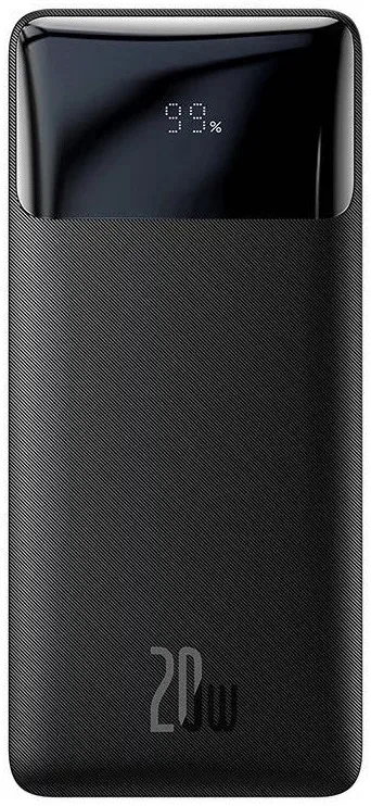 PowerBank Carregamento Rápido Bipow Display Digital 10000mah 20W Preto Overseas Edition