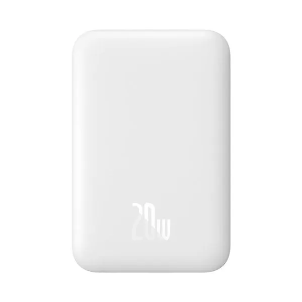Power Bank Magnetic Wireless Charging 6000Mah 20W White Overseas Edition