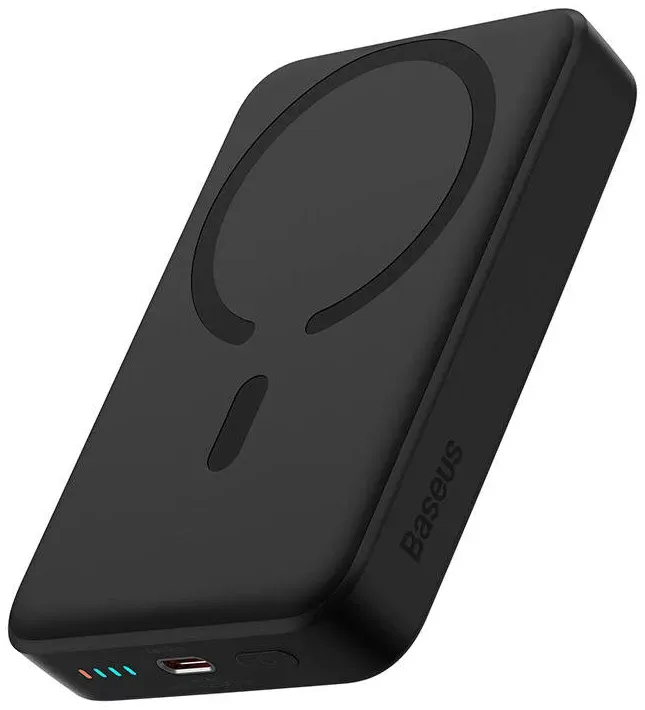 Powerbank Magnetic Mini Wireless Fast Charge 10000mAh 30W Preta