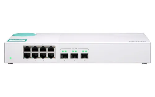 Switch de 10 GbE rentable de nivel de entrada con 3 puertos fibra 10G SFP+ y 8x Gigabit Ethernet