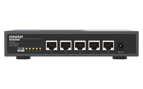Switch QSW-3205-5T 5 no gestionable de 10GbE y 5 puertos RJ45 10GBASE-T que admiten cinco velocidades