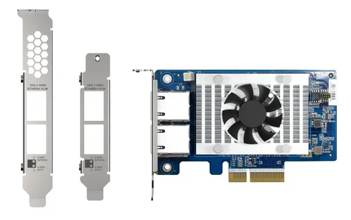 Dual-port (10GBASE-T) 10GbE network expansion card, Intel X710, PCIe Gen3 x4