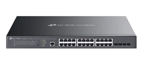 Switch Omada L2+ de 24 puertos Gigabit y 4 SFP+ a 10G, con 16 PoE+ y 8 PoE++