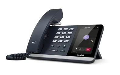T55A TELEFONO IP PANTALLA POE CERTIFICADO PARA SKYPE FOR BUSINESS Y TEAMS