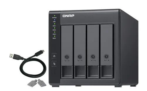 Caja de expansión de RAID USB 3.2 Gen 1 de 4 bahías TR-004