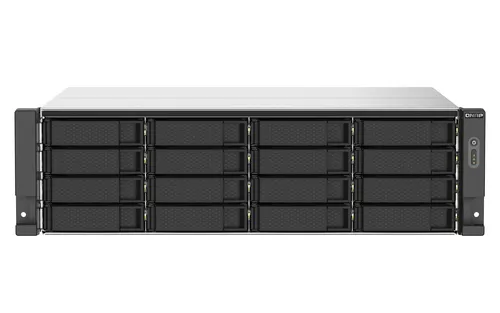 NAS rack 12 bahías, 2 puertos 2.5GbE, AMD Ryzen 4 núcleos, expanción PCIe caché SSD M.2 o 10GbE