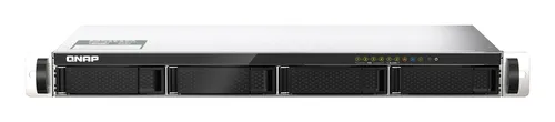 NAS de 4 bahías para montaje en rack de poca profundidad, compatible con conectividad de 2,5GbE/10GbE y caché de SSD NVMe M.2