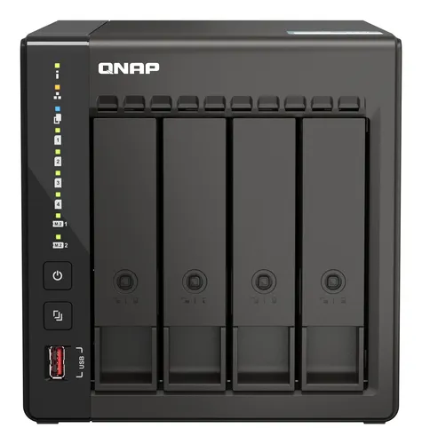 NAS 4 bahías Dos puertos 2,5GbE, 8 GB de RAM y disponibilidad a largo plazo