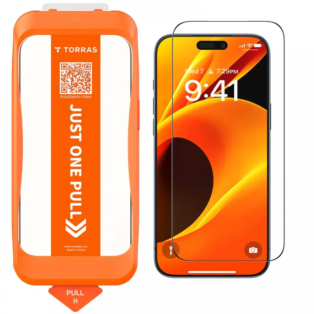 Torras Pelicula Install Master Series Iphone 17 Pro Max Clear