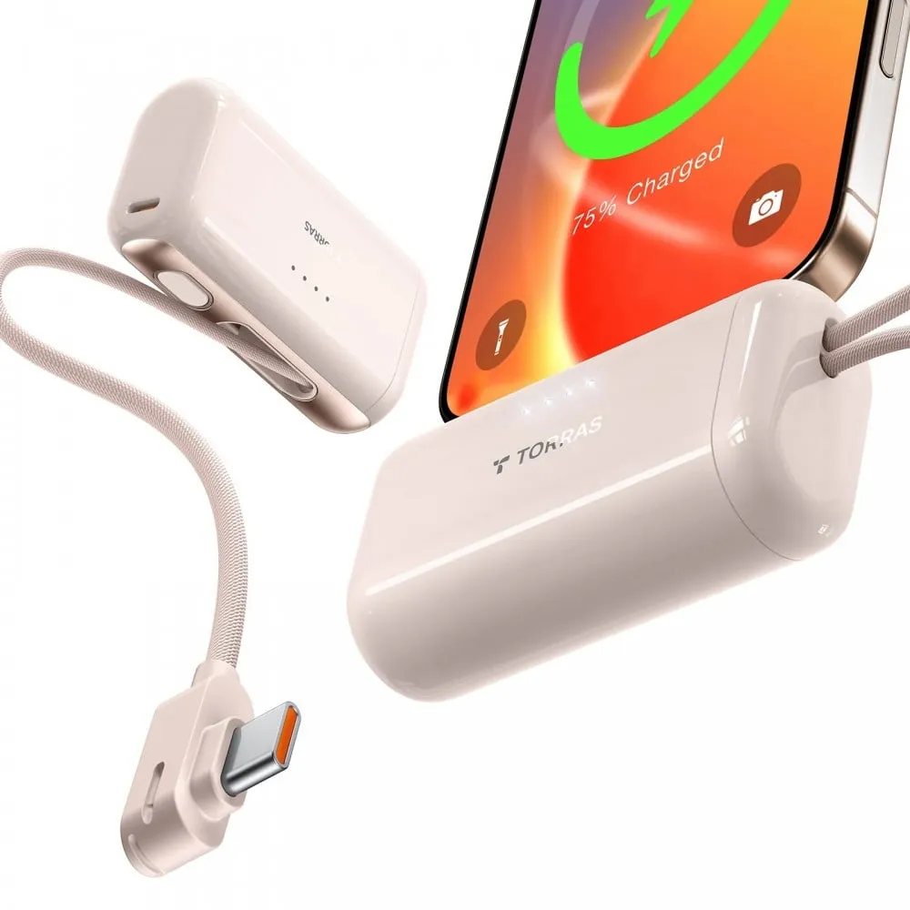 Powerbank Torras Pocketvolt 5.000Mah Dourado