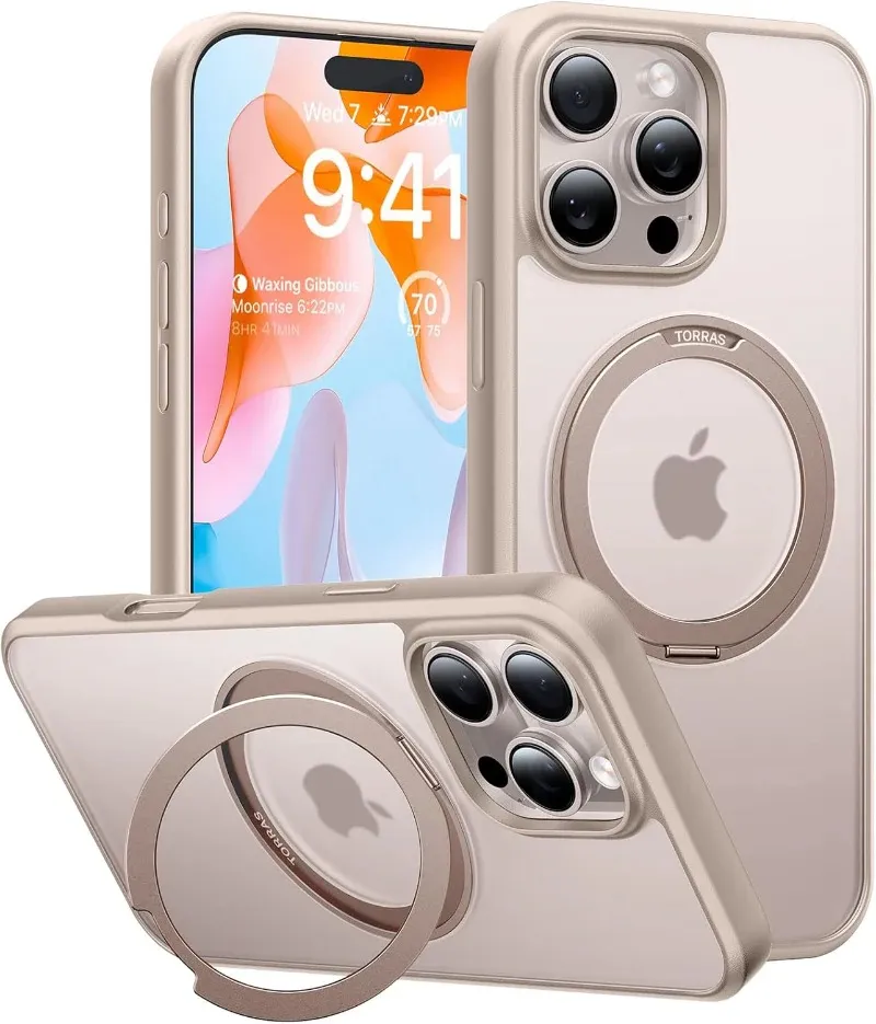 Capa Ostand Pro Series p/ iPhone 16 Pro - Desert Gold